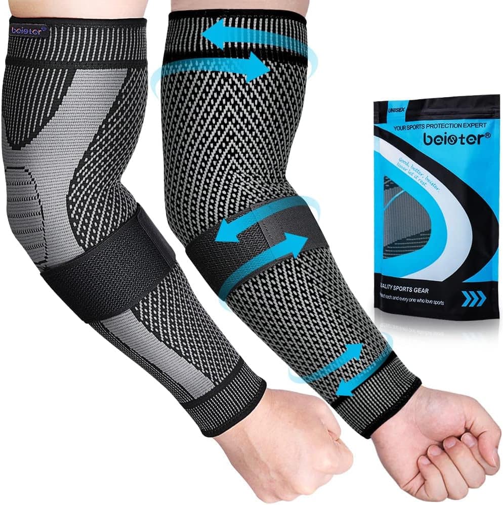 Arm Sleeves with Elastic Strap for Men and Women, Arm Supports for Tennis Elbow and Workouts 1 Gurayz, sleeves for men, Elastic, clothing, men and woment
